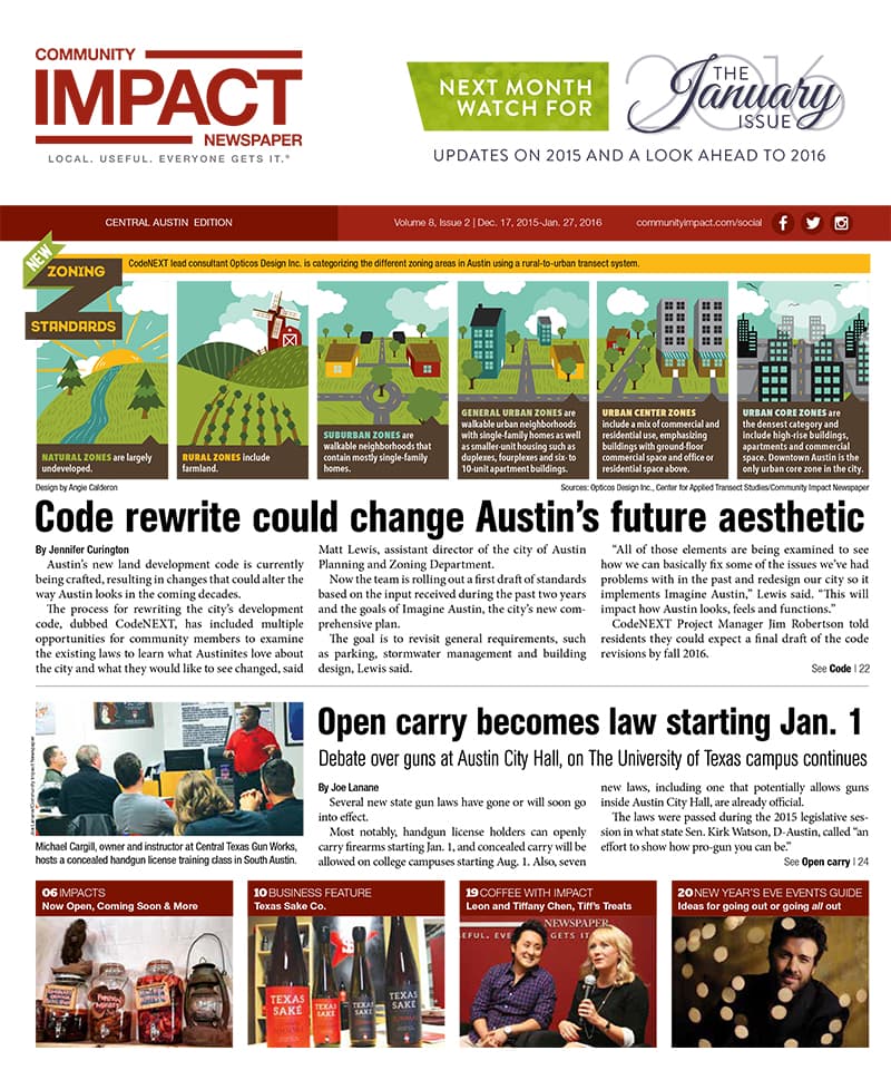 Central Austin cover — December 2015