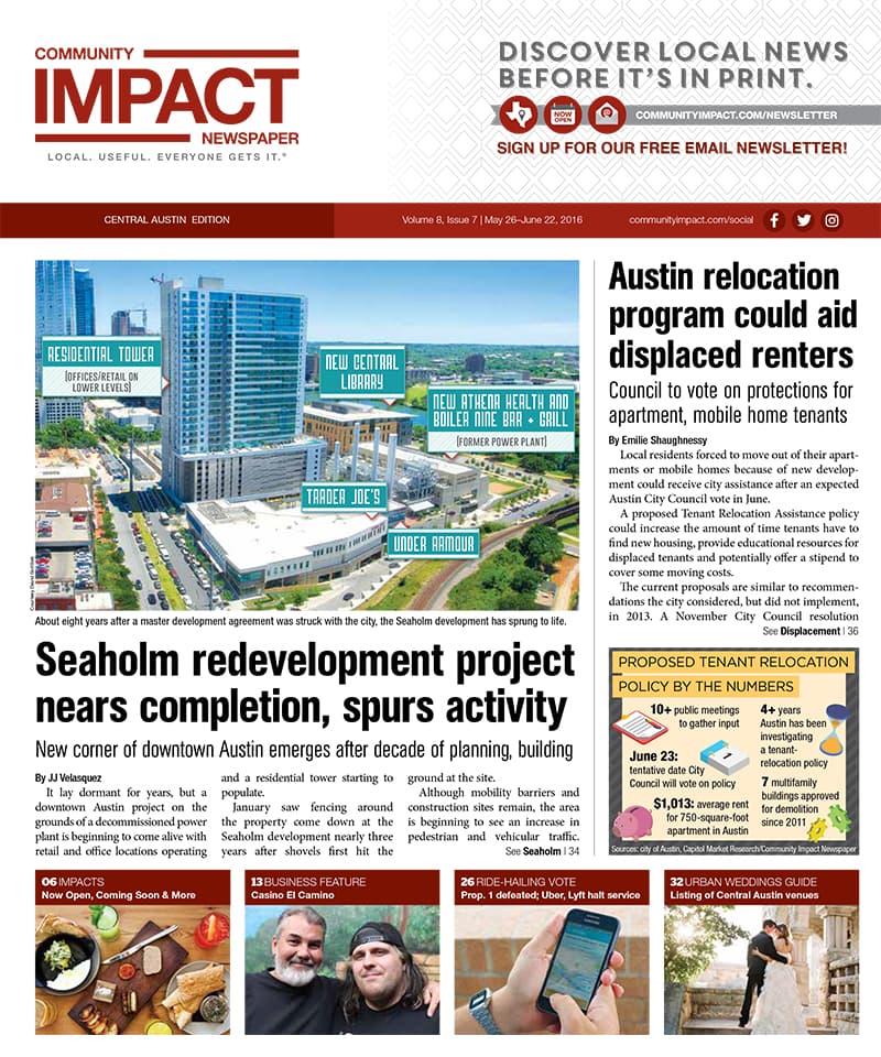 Central Austin cover — May 2016