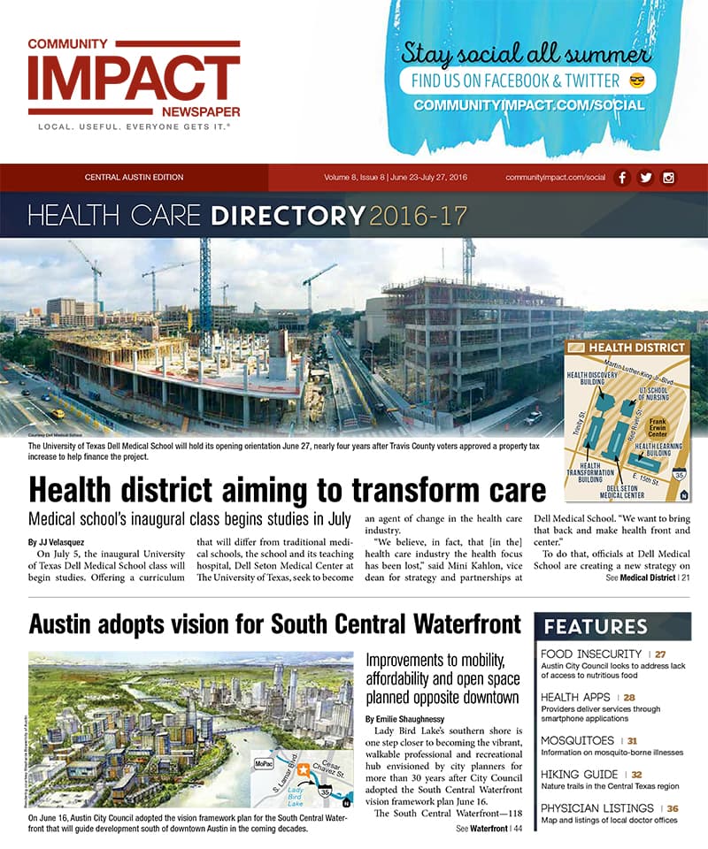 Central Austin cover — June 2016