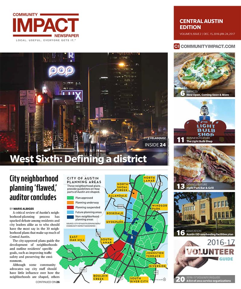 Central Austin cover — December 2016
