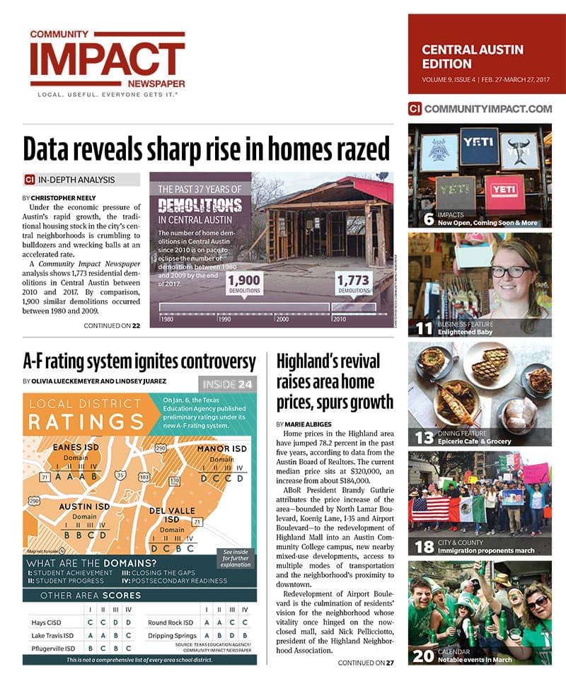 Central Austin cover — February 2017