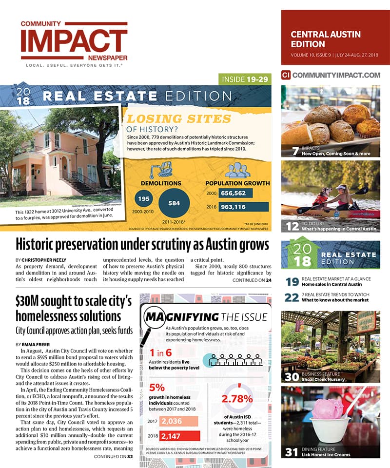 Central Austin cover — July 2018