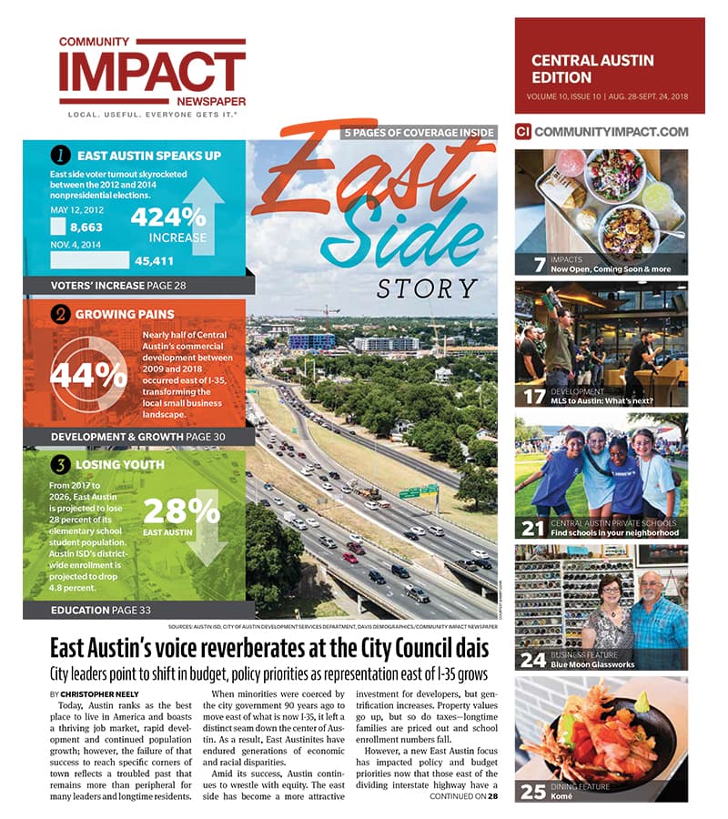 Central Austin cover — August 2018
