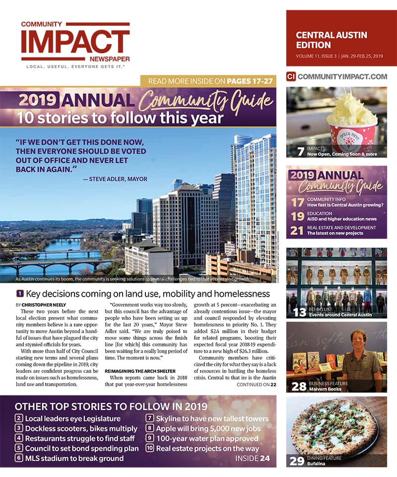 Central Austin cover — January 2019