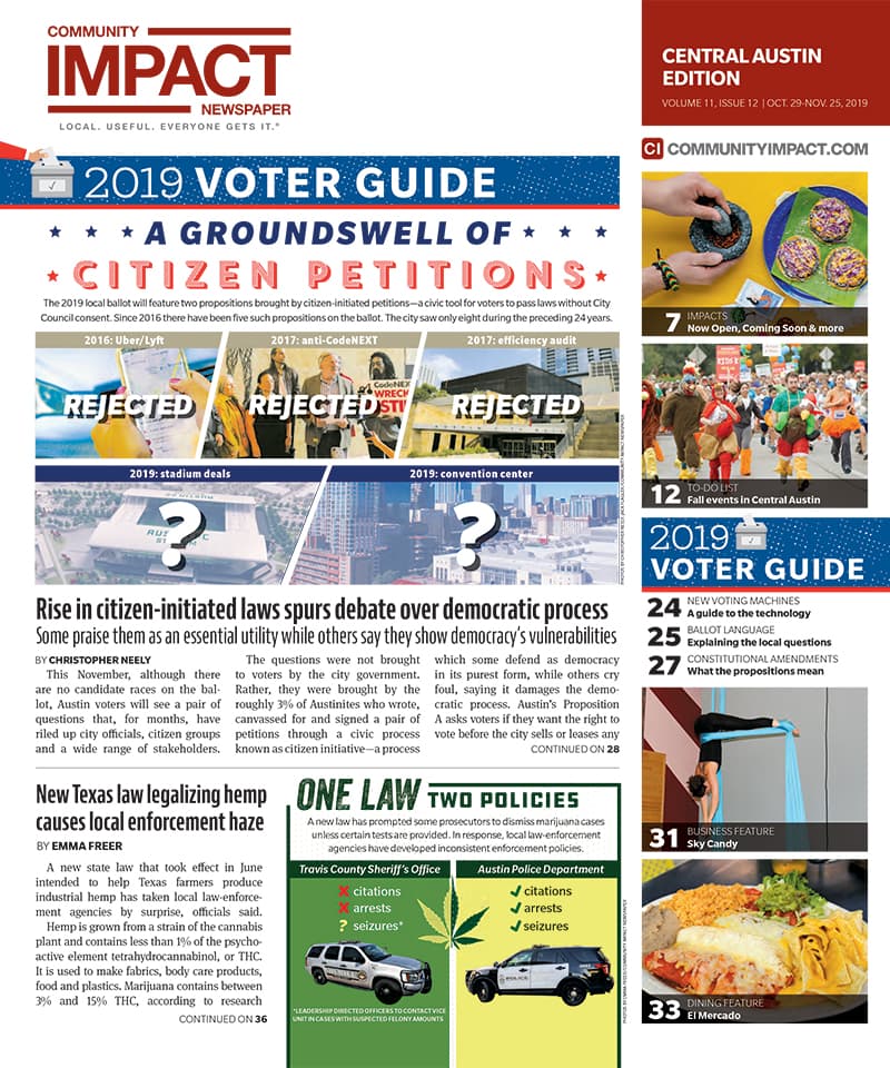 Central Austin cover — October 2019