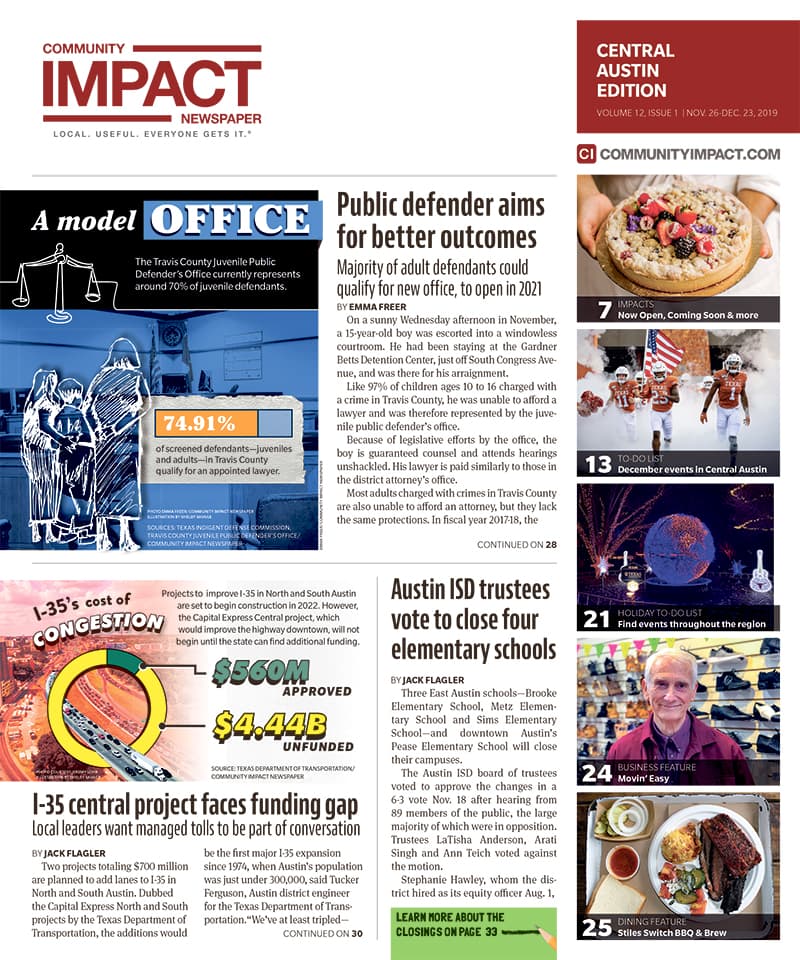 Central Austin cover — November 2019