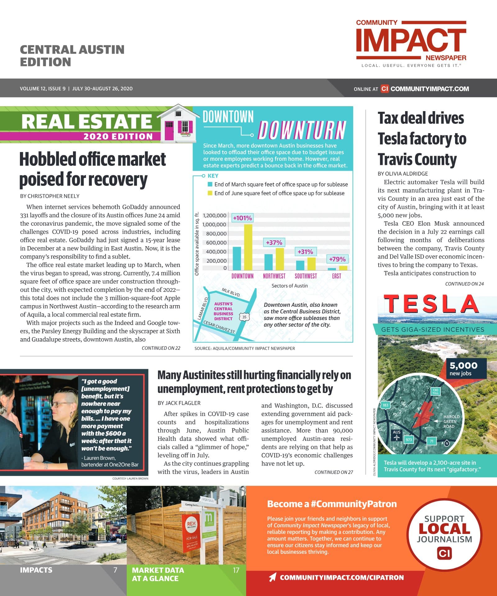Central Austin cover — July 2020