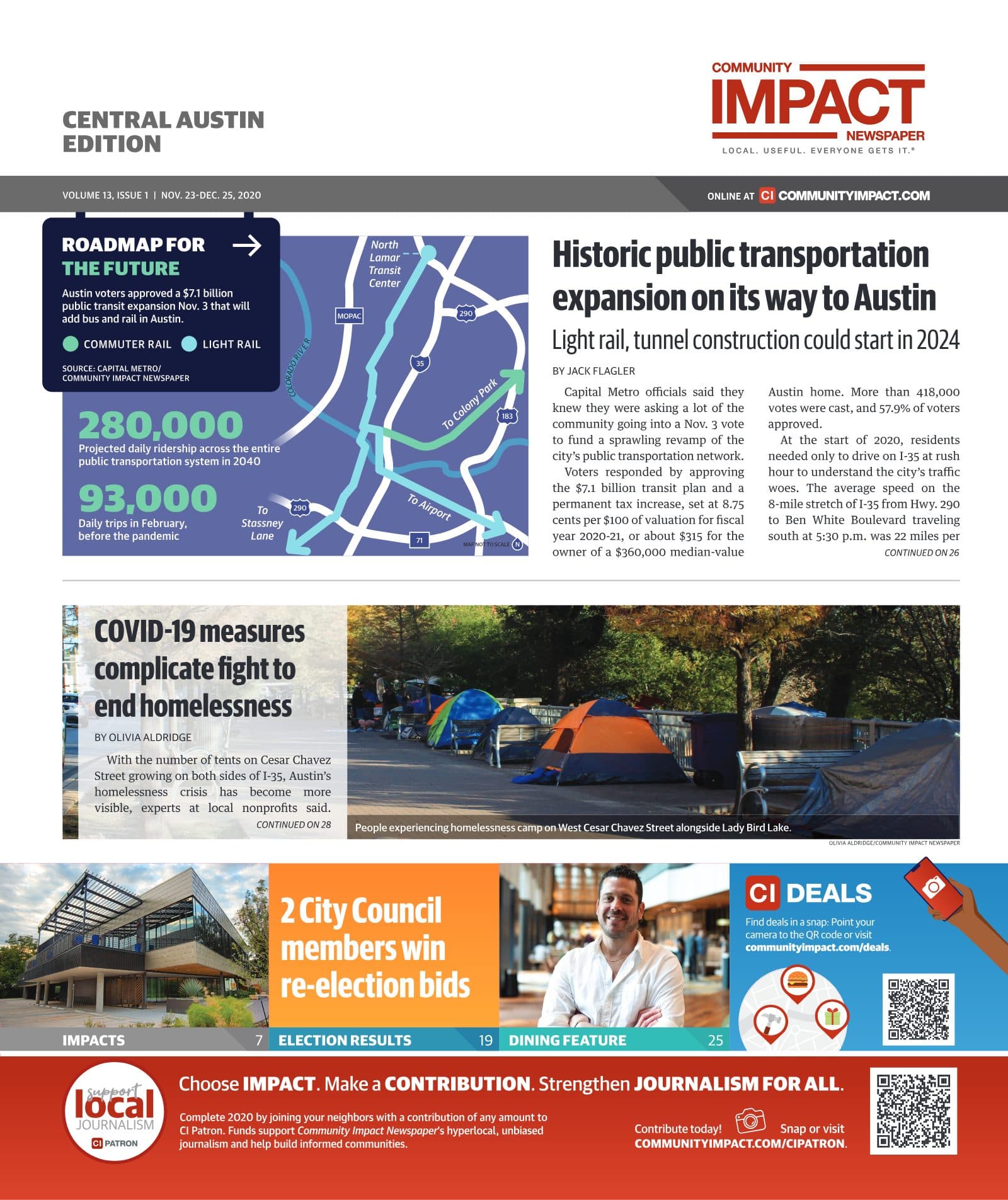 Central Austin cover — November 2020