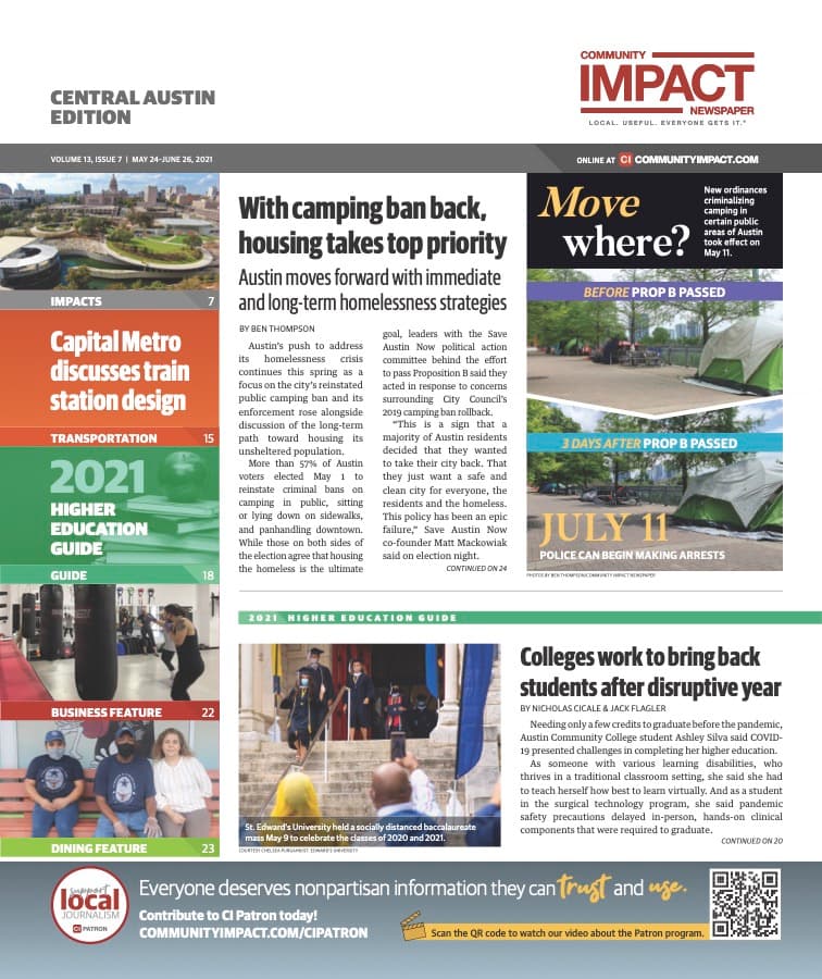 Central Austin cover — May 2021
