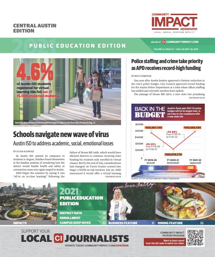 Central Austin cover — August 2021