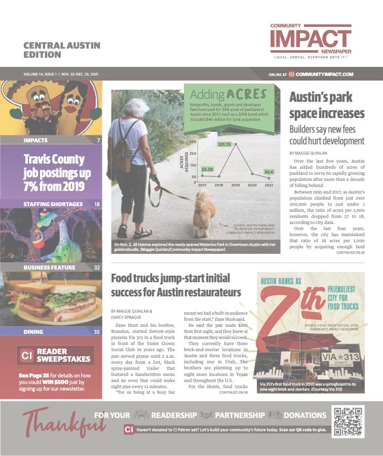 Central Austin cover — November 2021