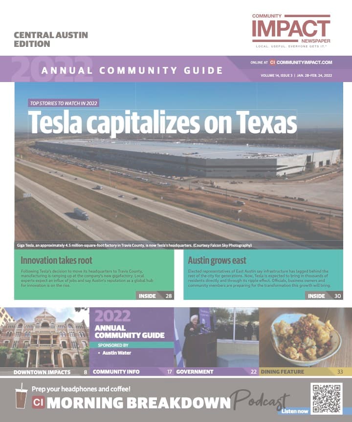 Central Austin cover — January 2022