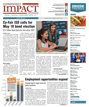Cy-Fair - Jersey Village cover — March 2014
