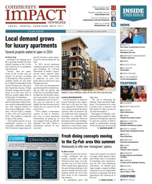 Cy-Fair - Jersey Village cover — May 2014