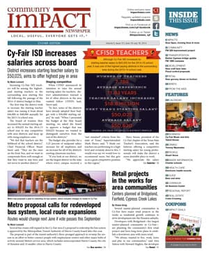 Cy-Fair - Jersey Village cover — June 2014