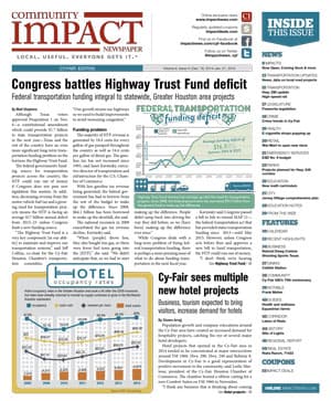 Cy-Fair - Jersey Village cover — December 2014