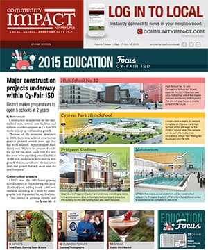 Cy-Fair - Jersey Village cover — September 2015