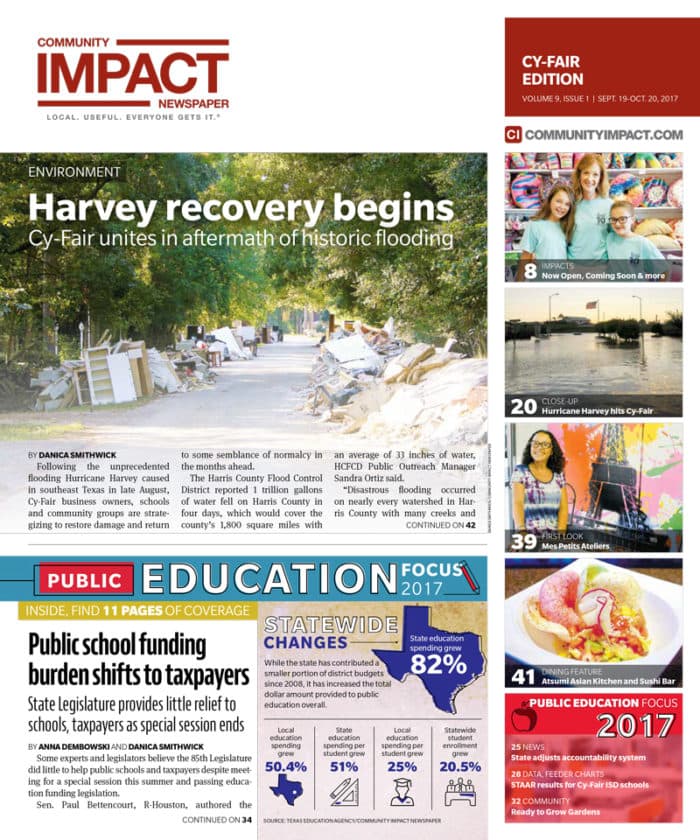 Cy-Fair - Jersey Village cover — September 2017