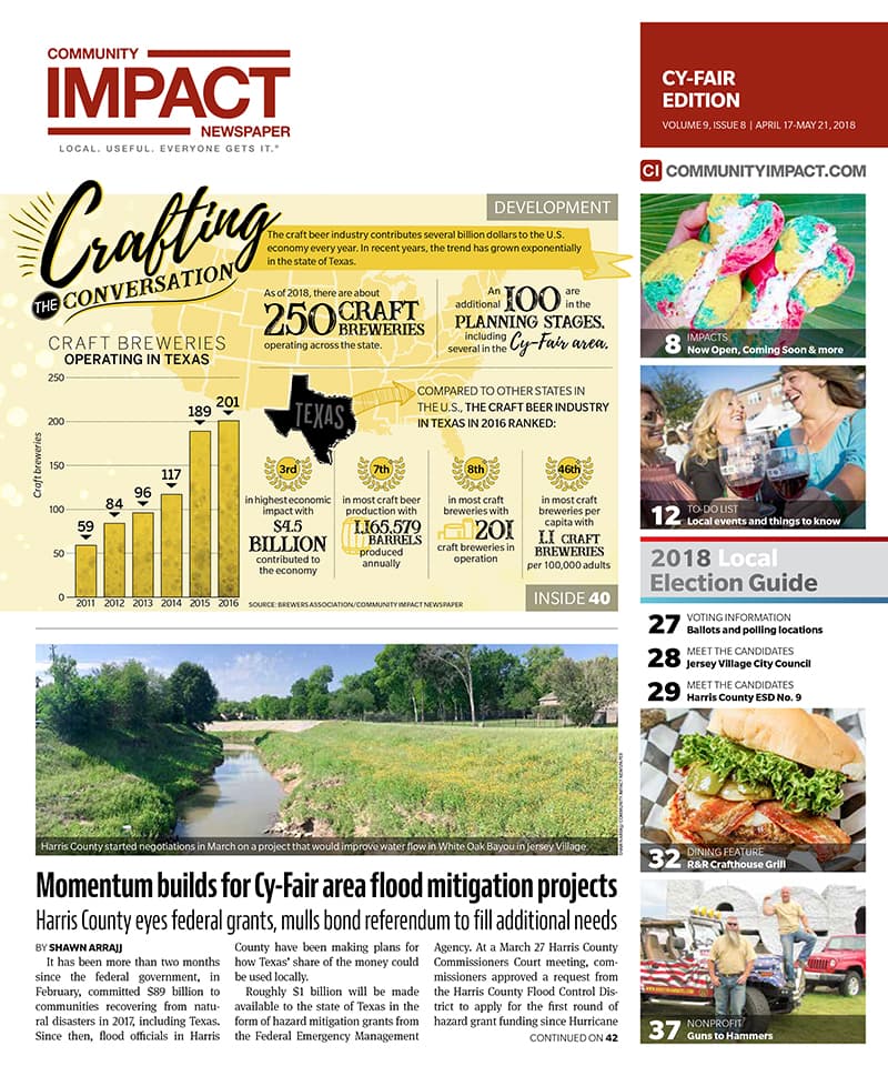 Cy-Fair - Jersey Village cover — April 2018
