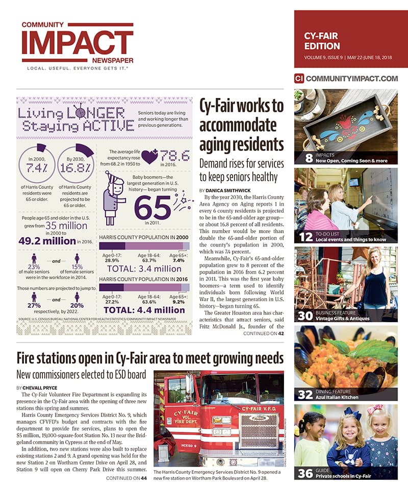 Cy-Fair - Jersey Village cover — May 2018