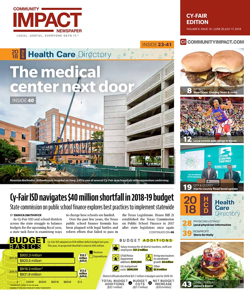 Cy-Fair - Jersey Village cover — June 2018