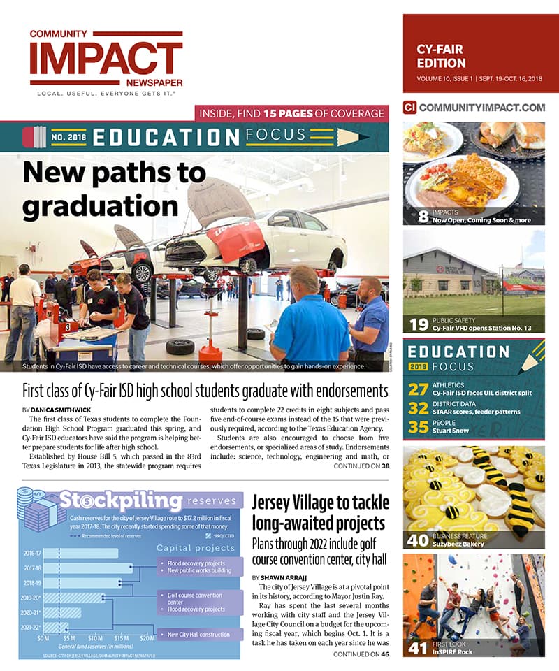 Cy-Fair - Jersey Village cover — September 2018