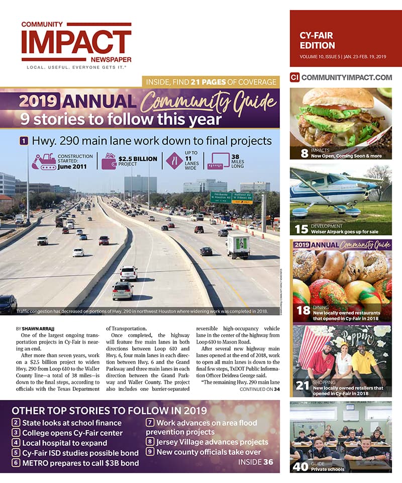 Cy-Fair - Jersey Village cover — January 2019