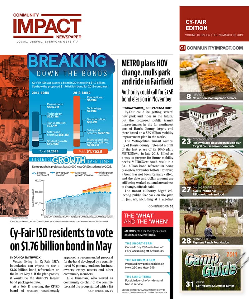 Cy-Fair - Jersey Village cover — February 2019