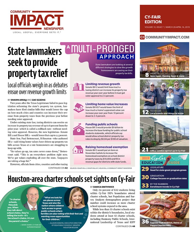 Cy-Fair - Jersey Village cover — March 2019
