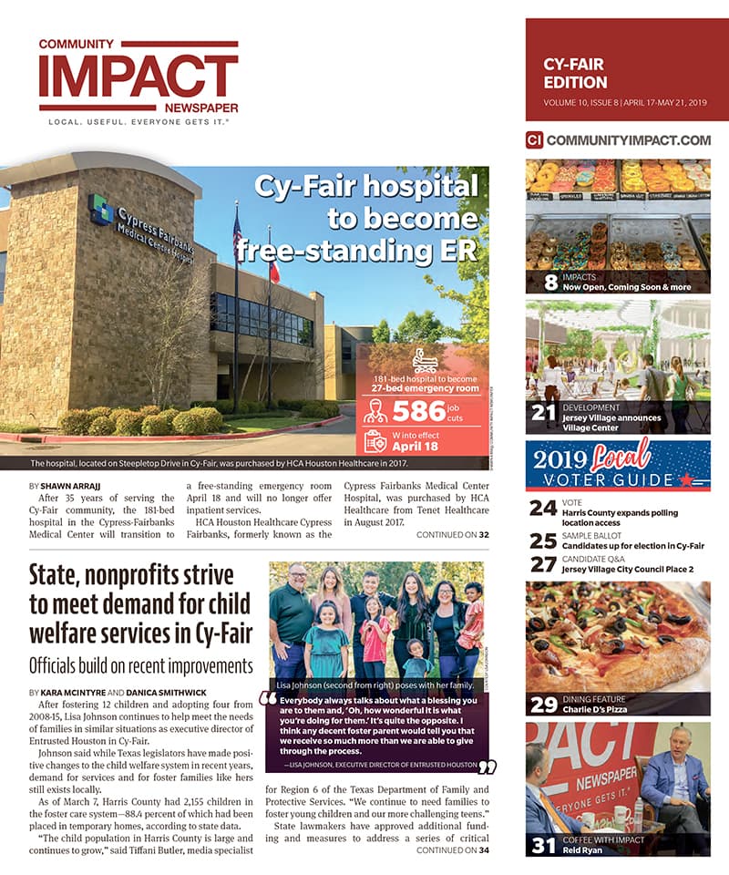 Cy-Fair - Jersey Village cover — April 2019