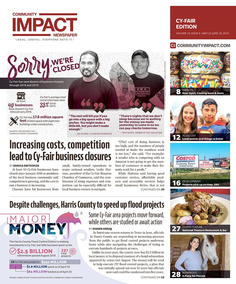 Cy-Fair - Jersey Village cover — May 2019