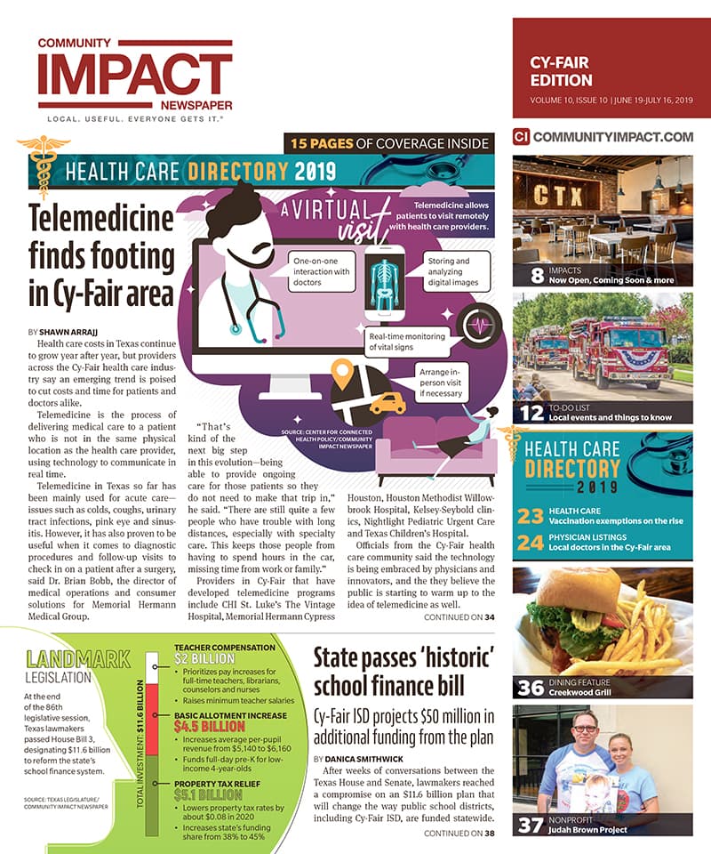 Cy-Fair - Jersey Village cover — June 2019