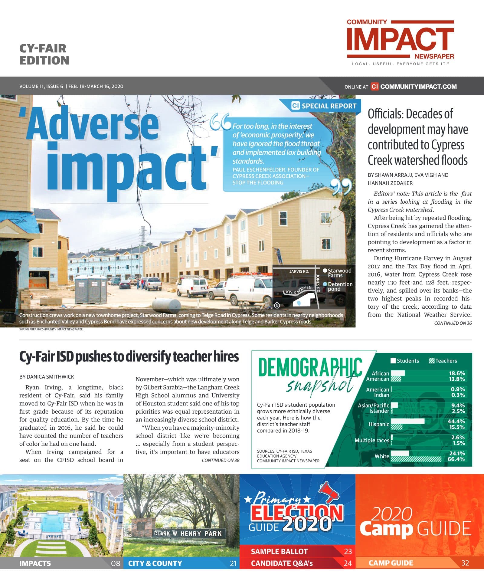 Cy-Fair - Jersey Village cover — February 2020