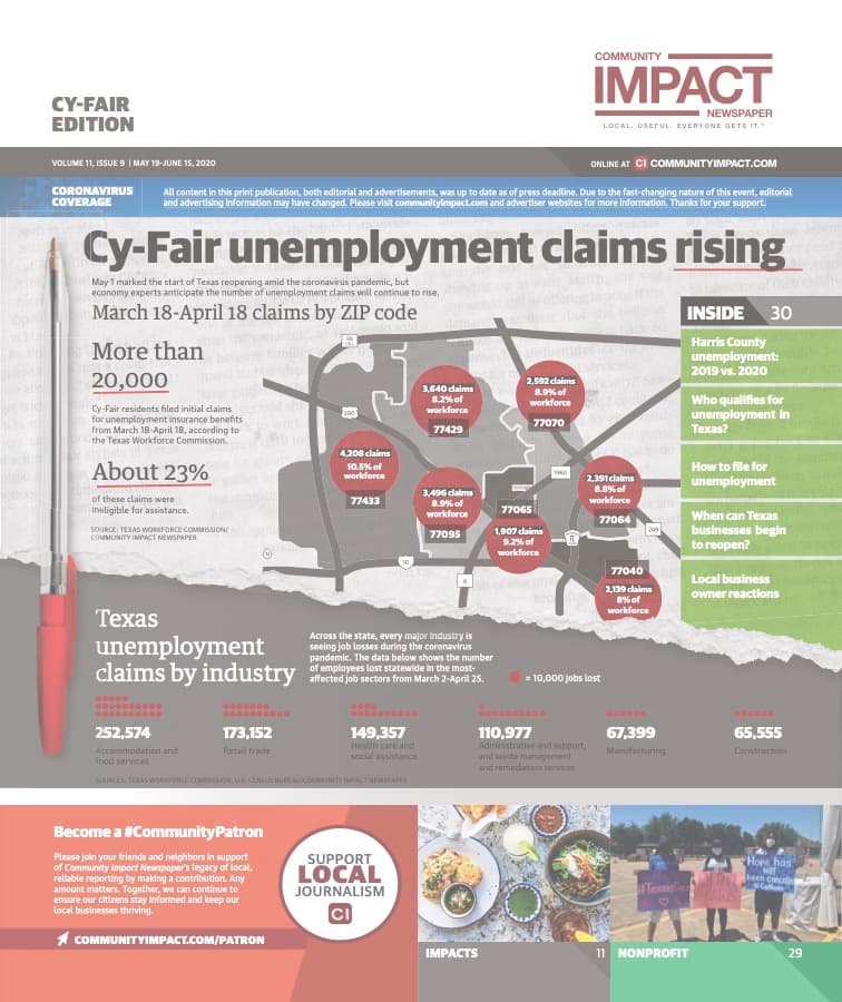 Cy-Fair - Jersey Village cover — May 2020