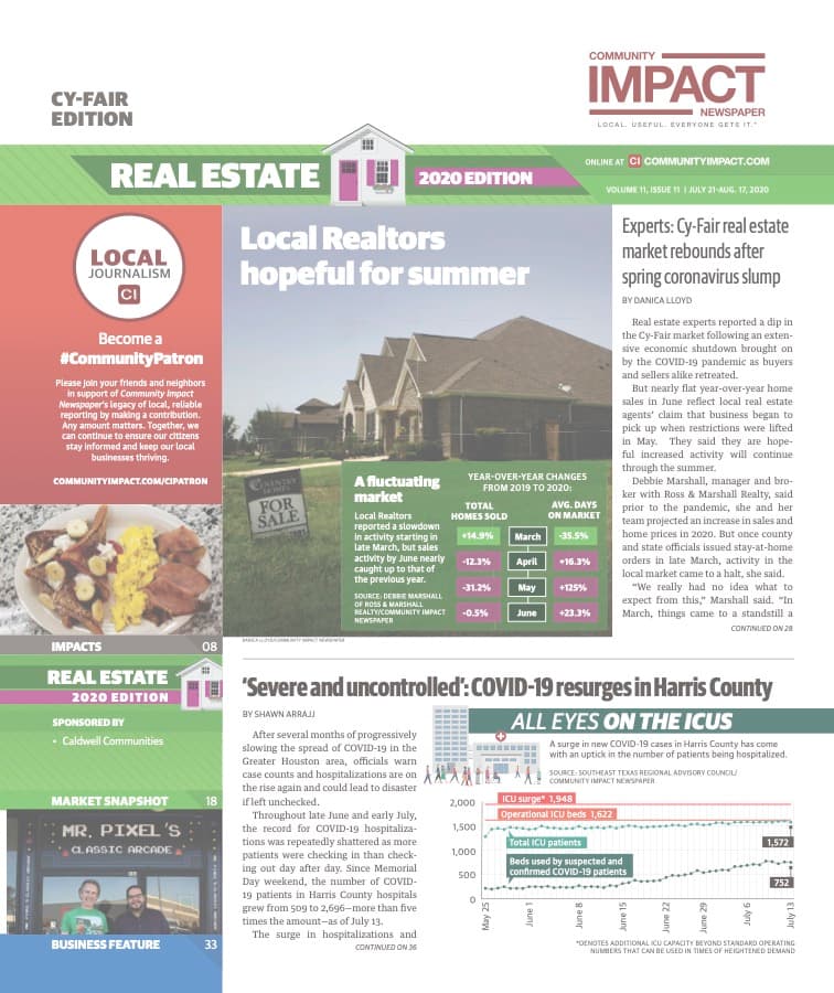 Cy-Fair - Jersey Village cover — July 2020