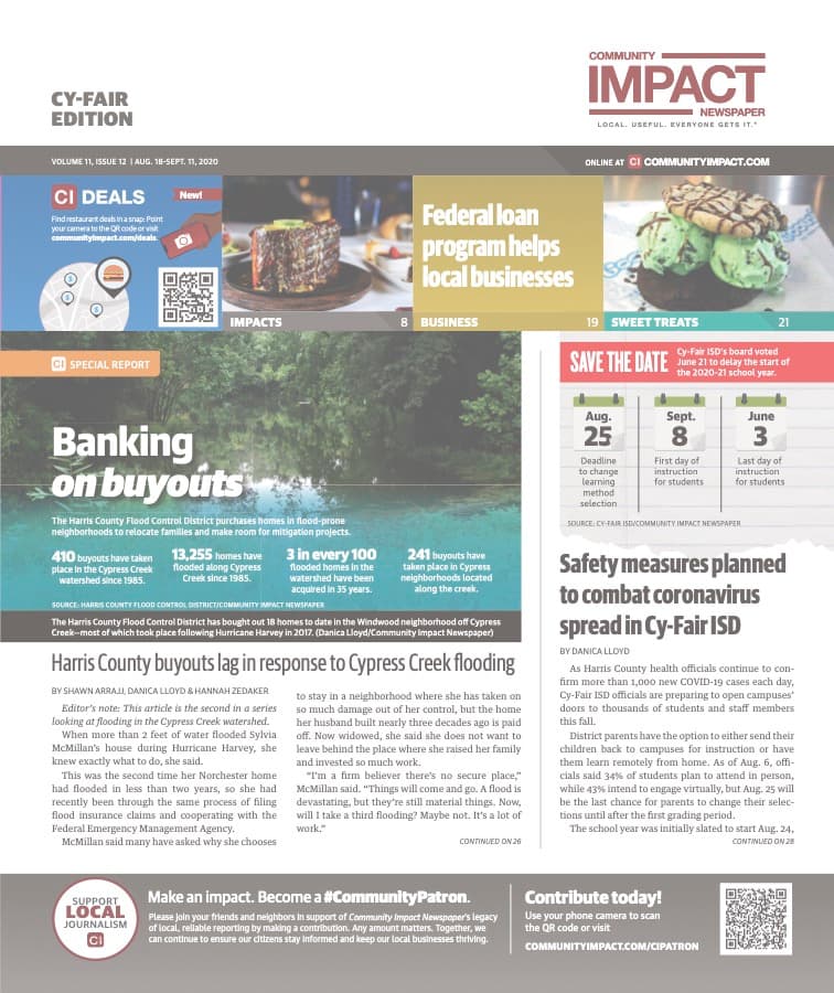 Cy-Fair - Jersey Village cover — August 2020