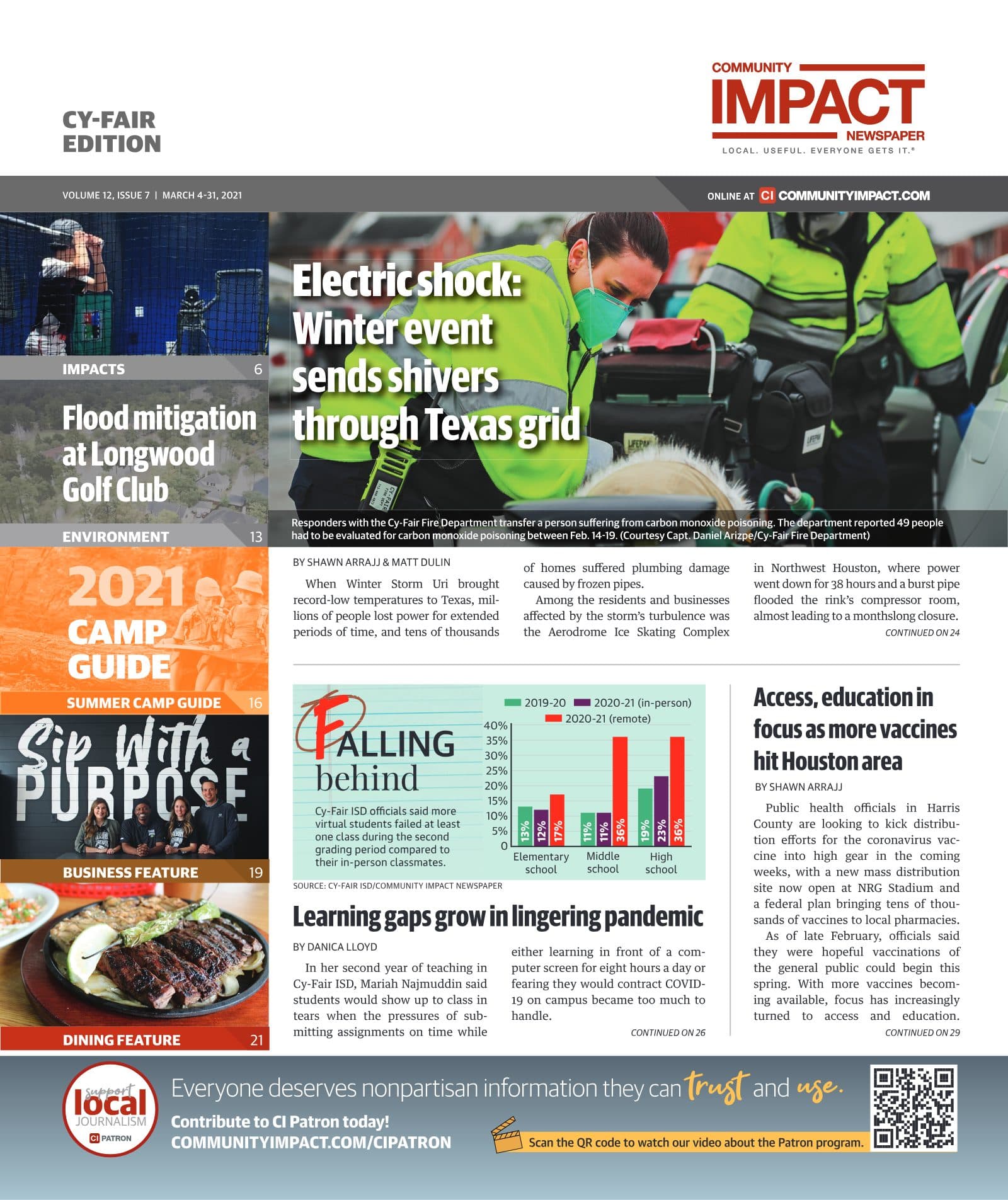 Cy-Fair - Jersey Village cover — March 2021