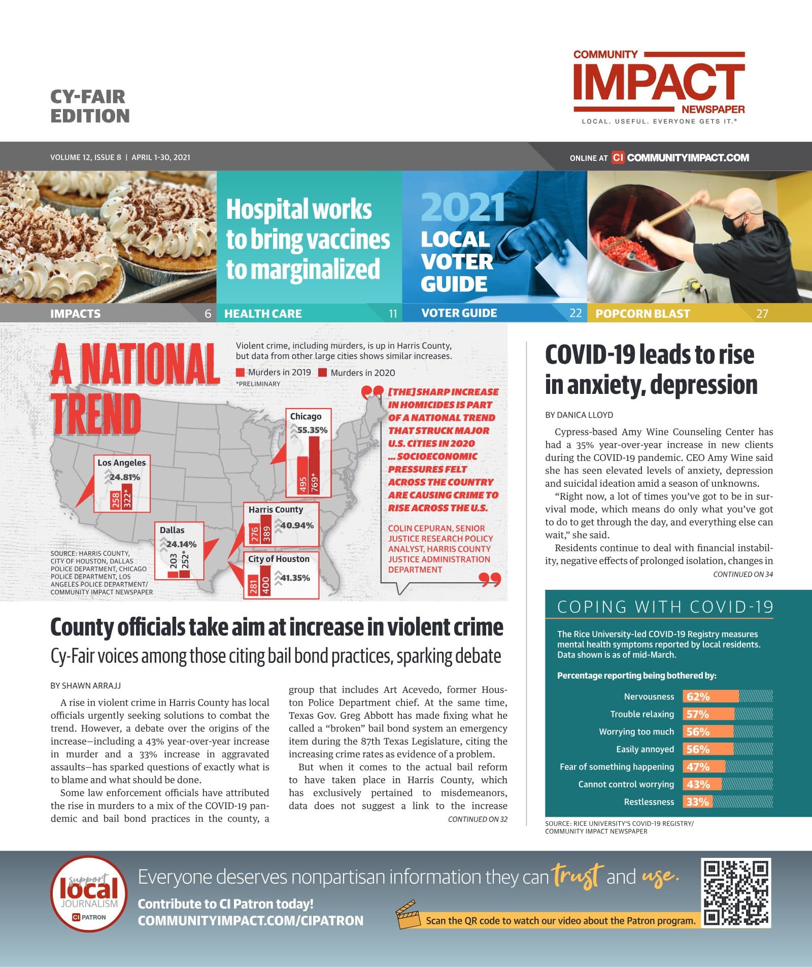 Cy-Fair - Jersey Village cover — April 2021