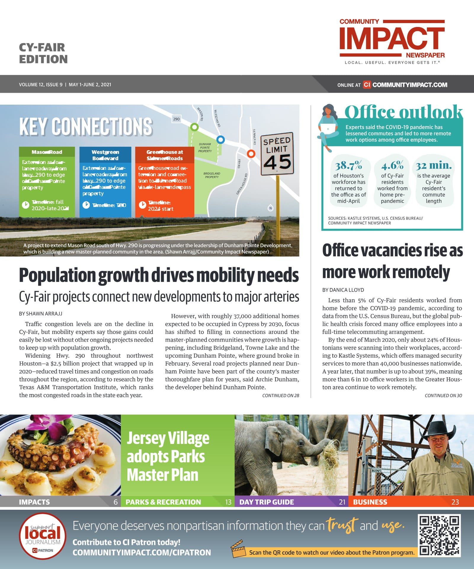Cy-Fair - Jersey Village cover — May 2021
