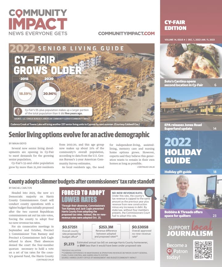 Cy-Fair - Jersey Village cover — December 2022