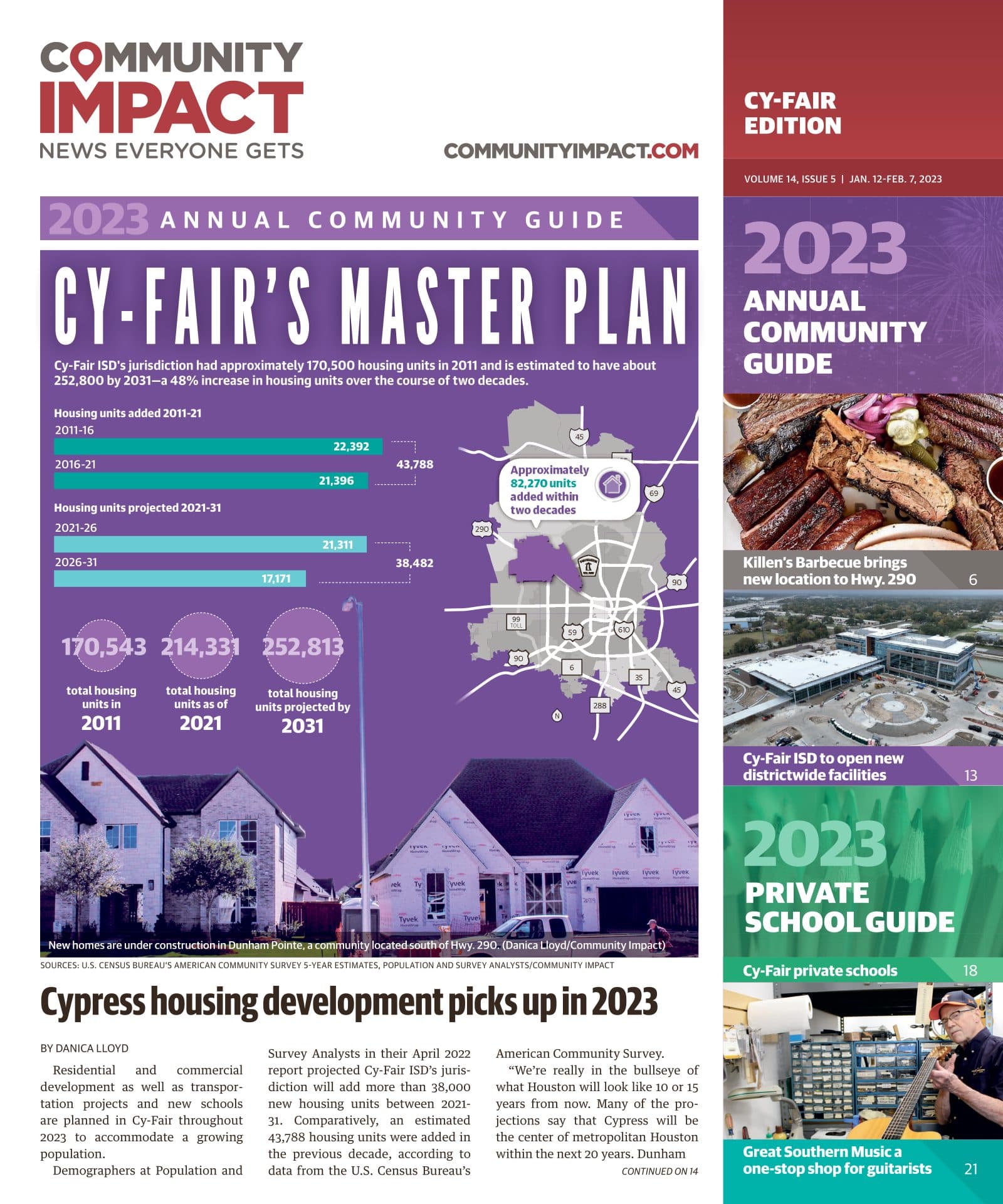Cy-Fair - Jersey Village cover — January 2023