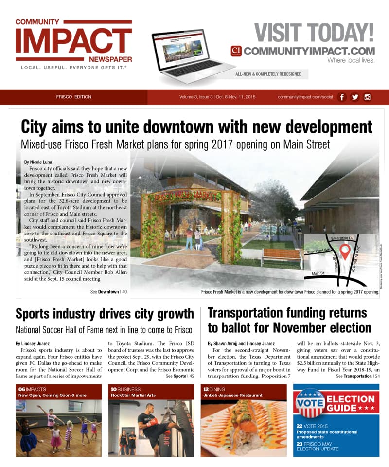 Frisco cover — October 2015