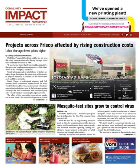 Frisco cover — October 2016