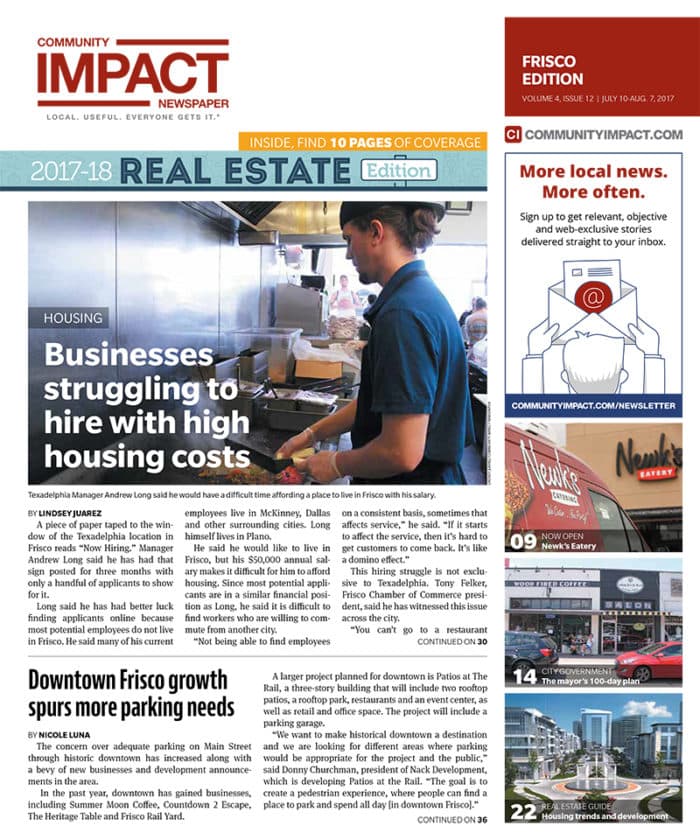 Frisco cover — July 2017