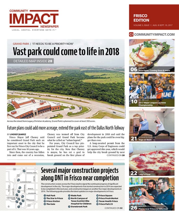Frisco cover — August 2017