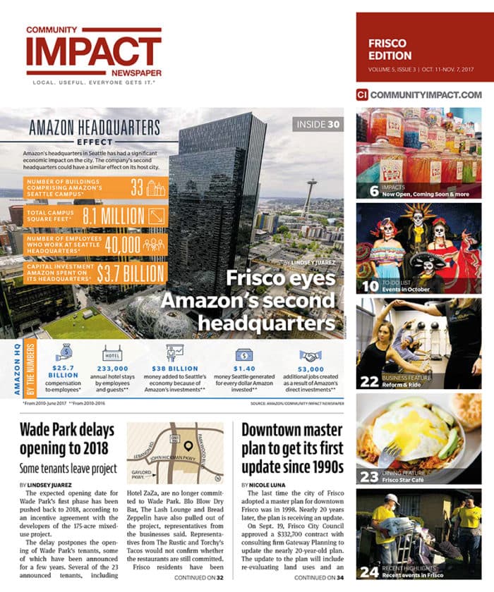 Frisco cover — October 2017