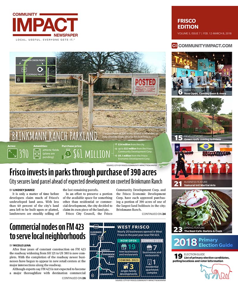 Frisco cover — February 2018