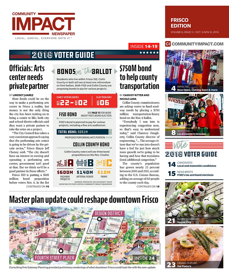 Frisco cover — October 2018