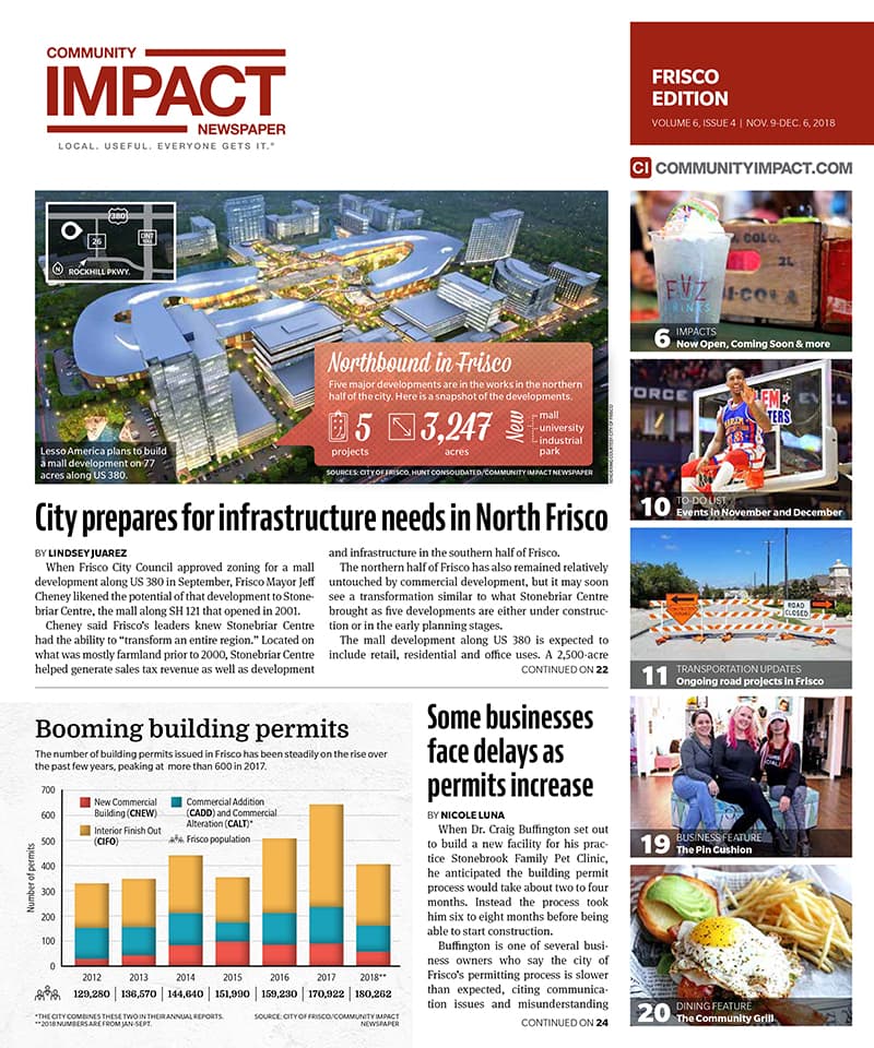 Frisco cover — November 2018