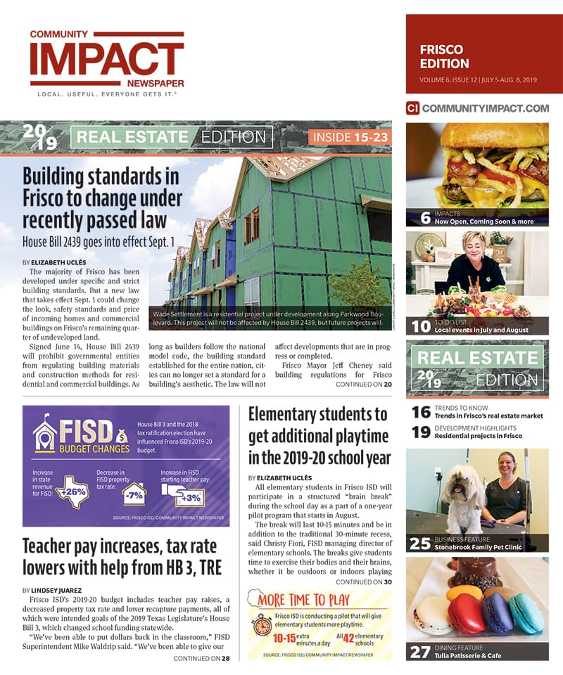 Frisco cover — July 2019